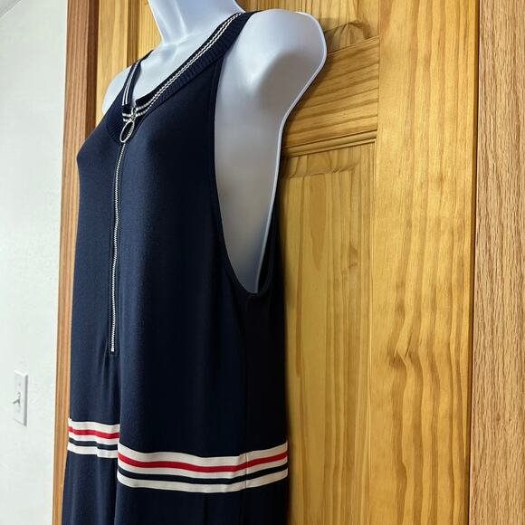 EUC, Venus Women’s Sz Lg Full Length 1/4 Zip Up Romper w/2 Deep Pockets, V569 - Picture 5 of 13